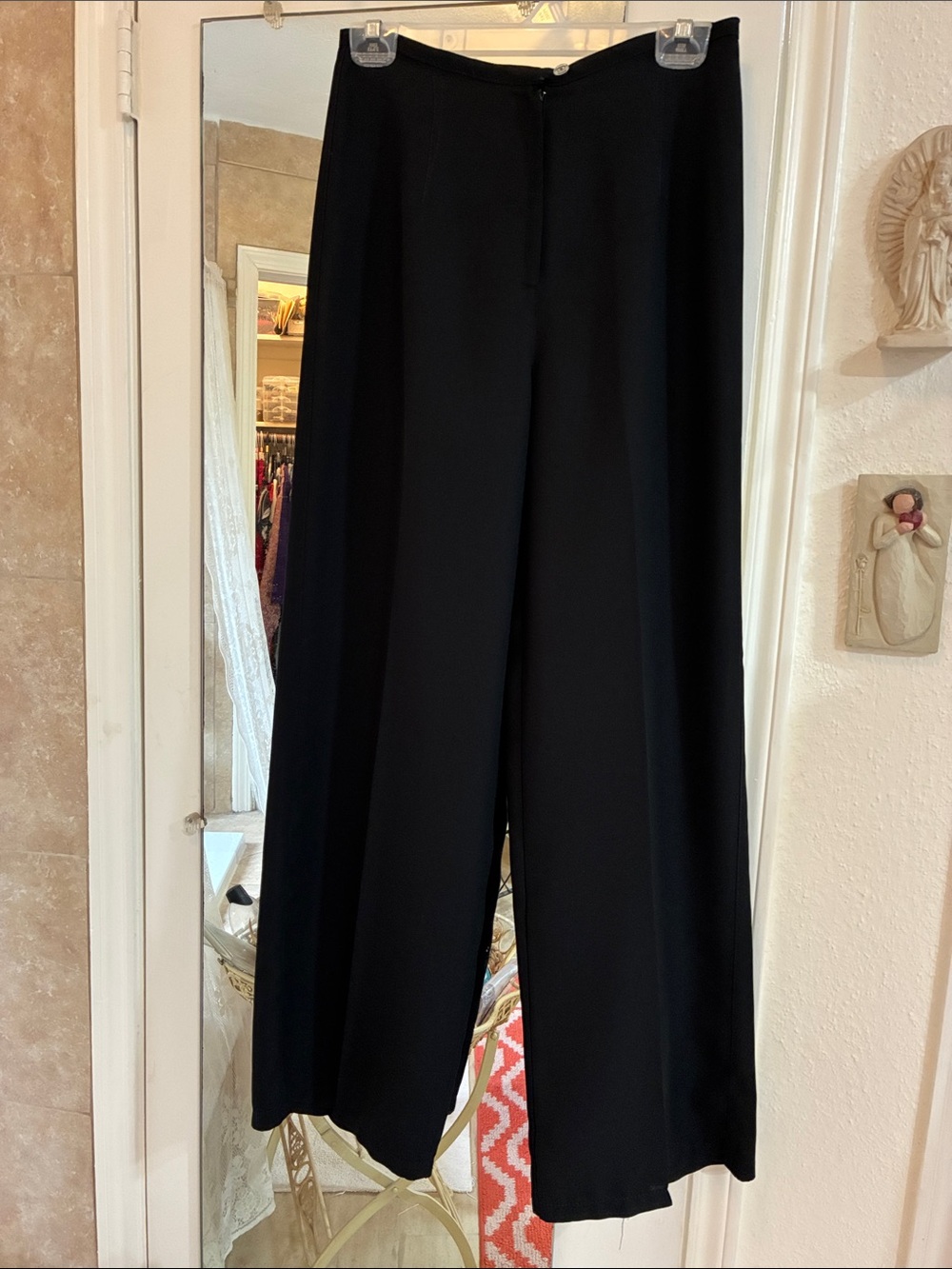 Black Rayon Pants - Picture 2 of 2